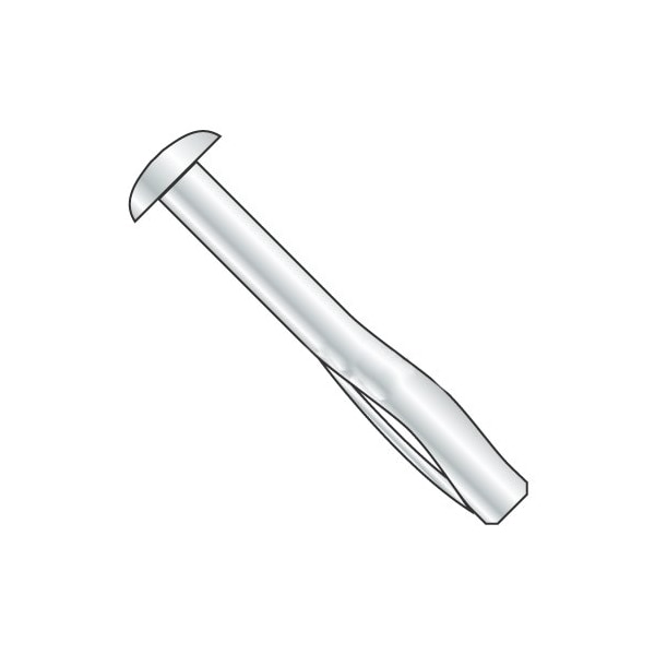 Newport Fasteners Tire Wire Pin Anchor, 3/8" Dia., 3-1/2" L, Alloy Steel Zinc Plated, 25 PK 685719 - main